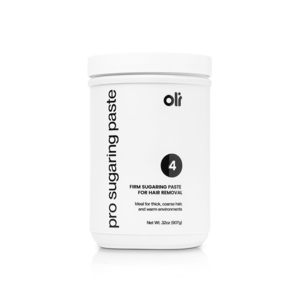 Jar of Firm Pro sugaring paste - professional-grade sugar wax for hand application on coarse hair and high-friction areas like underarms and bikini line