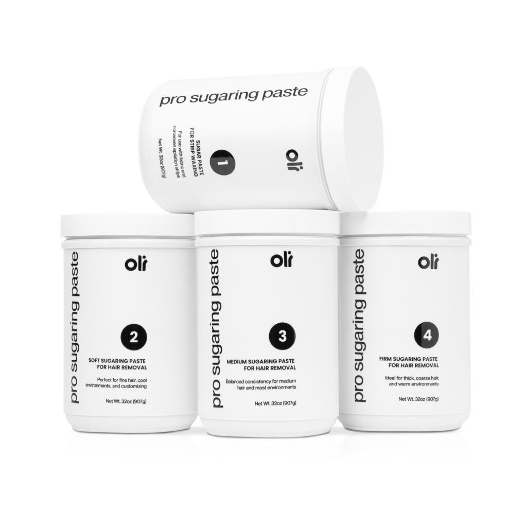 Pro Sugaring Paste Set - 4 Tubs