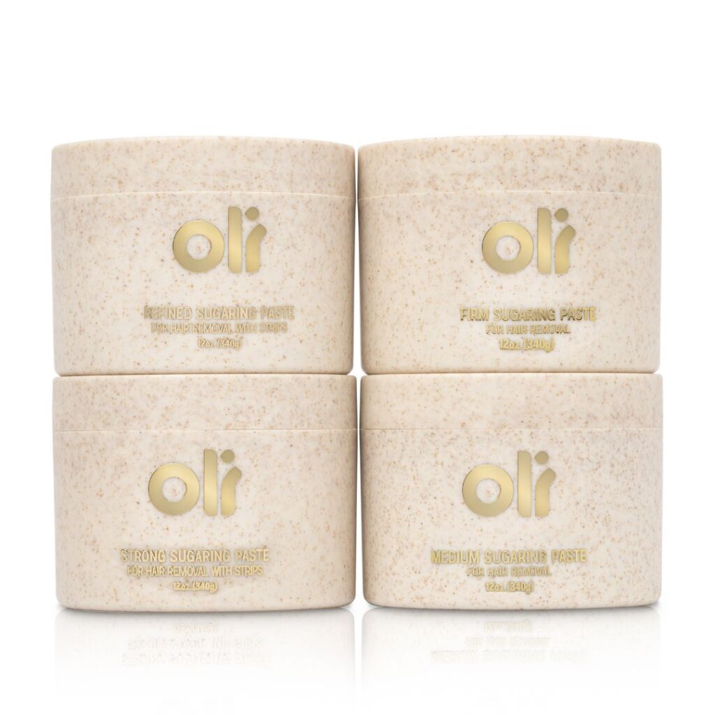 Sweet Suite sugaring paste set - includes four 12oz jars of natural sugar wax in your choice of consistencies for a fully customised hair removal routine