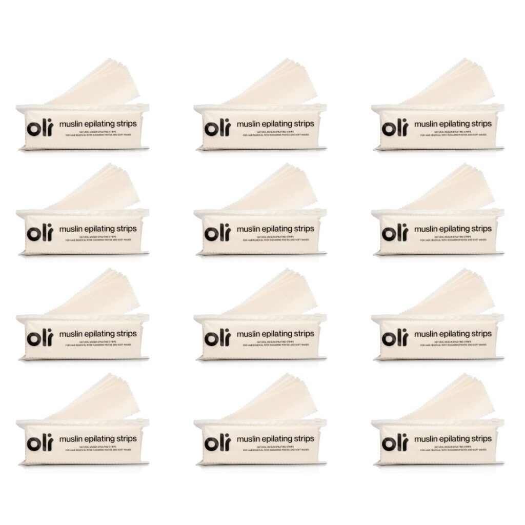 Pro Muslin Epilation Strips - 3" x 9" - 12 Pack